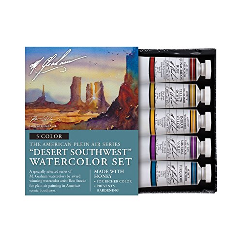 M. Graham & Co. Watercolor Set - color: Desert Southwest 5 Color Watercolor Set, style: Watercolor Sets
