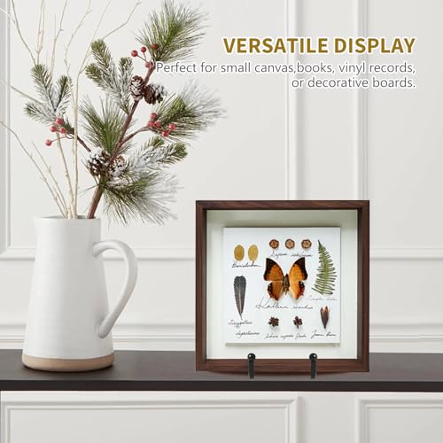 Plate Holder Easel Display Stand - 6 inch Metal Plate Stands for Display - Tabletop Picture Stand - Black Iron Easels for Display Pictures | Photo Frames | Book | Decorative Plates | Plaque - 2 Pack - size: 6 inch (2 pack)