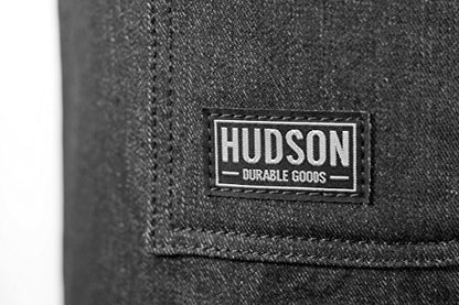 Hudson Durable Goods - Professional Grade Chef Apron for Kitchen, BBQ & Grill - color: Black Denim
