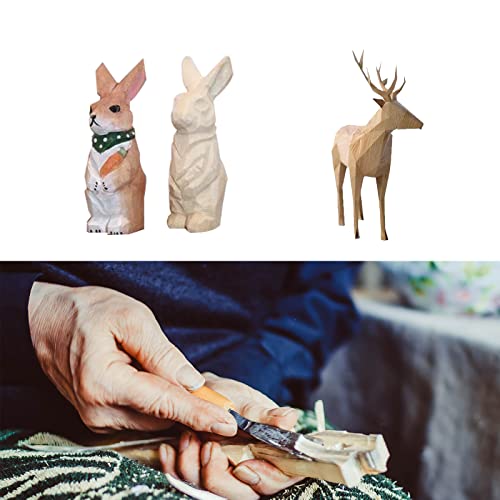 18 pcs Basswood Carving Blocks Whittling Wood Carving Blocks Basswood for Carving Wood
