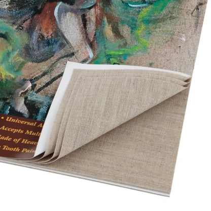 Senso Clear Primed Linen Canvas Pads - 9x12 (10 Total Sheets) - size: 9"x12"