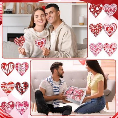 Fuyoooo 12 Pcs Valentine's Day Diamond Art Notebook Kits for Adults - style: Heart
