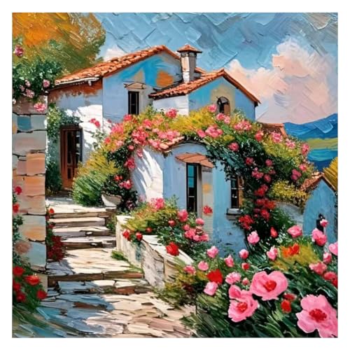 hill froeistung Landscape Scenery Diamond Art Painting Kits for Adults - color: HF-A079
