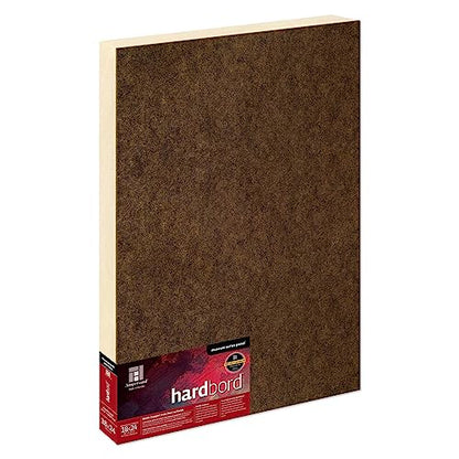 Ampersand Art Supply Hardboard Wood Painting Panel: Museum Series Hardbord, 18" x 24", 1-/12 Inch Cradled Profile - color: 1-1/2 Inch Cradled Profile, size: 18" x 24"