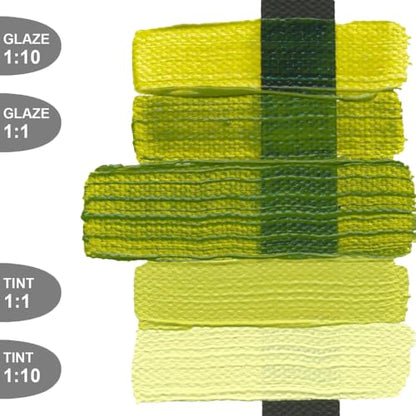 GOLDEN Heavy Body Acrylics, Green Gold, 2 fl. oz. Tube