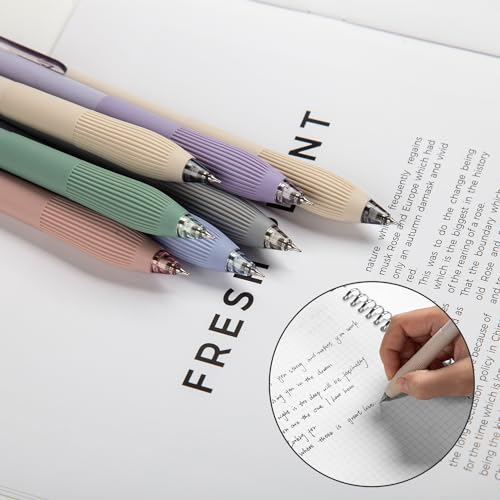 Linbsunne Gel Pens, 0.5mm Black Ink Pens Quick Dry, 18-count | Fine Point Smooth Writing Pens with Comfort Grip Retractable Pen for Nurses Teacher, Journaling, Office School Supplies - color: 18-count