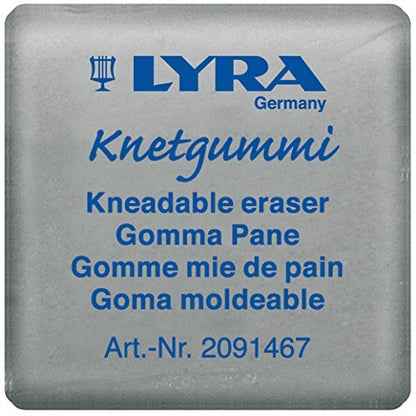 Lyra Kneadable Eraser - Artist Eraser - Grey - 1 Piece