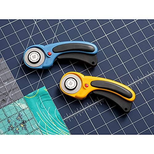 OLFA 45mm Ergonomic Squeeze-Handle Rotary Cutter (RTY-2/DX) - Auto-Retract