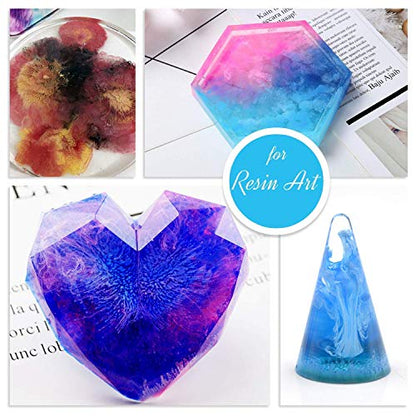 24 Alcohol Ink Set Plus 6 White & 6 Black Alcohol Inks - 36 Alcohol-Based Ink for Resin Petri Dish Making, Epoxy Resin Painting - Alcohol Color Dye for Resin Art, Tumbler Making - 0.35oz Each