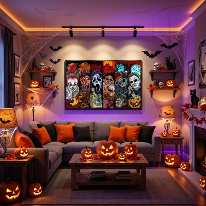 Halloween Diamond Art Kits for Adults Beginners,Large Size Diamond Painting - color: diamond Halloween-26-2