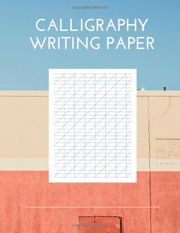Calligraphy Writing Paper: 100 Sheet Pages, Calligraphy Practice Paper And Workbook For Lettering Artist , Beginners , Black Onyx Cover , Art