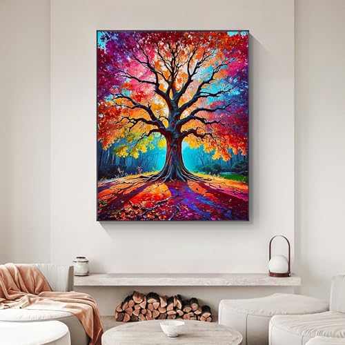 Tree of Life Paint by Numbers Kit for Adults Without Frame 16x20 IN - color: YOPNF06