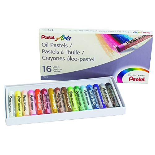 Pentel Arts Oil Pastels, 16 Color Set (PHN-16)(Pack of 96, 1536 Count Total) - size: 1 Count (Pack of 1536)