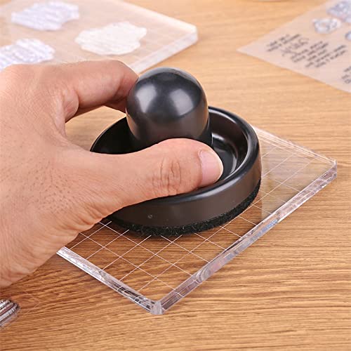 Rubber Stamp Pressure Tool for DIY Scrapbooking Crafts - Precision Embossing Press and Positioning Tools for Arts and Stamping Supplies