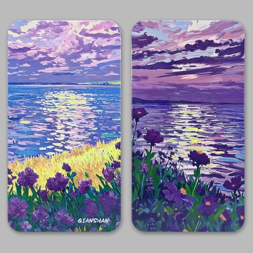 40Pcs Empty Half Pans Watercolor Tin Palette with Magnetic Stripe | Travel Tin Palette Case,Portable Artist Paints Half Pan Kits,DIY Watercolor Oils Acrylics Painting Drawing - color: Sea Bloom