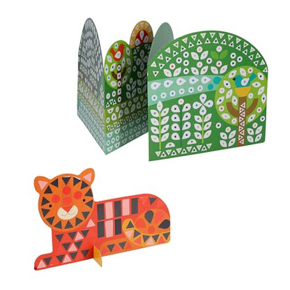 Petit Collage Mosaic Sticker Activity: Animal Friends
