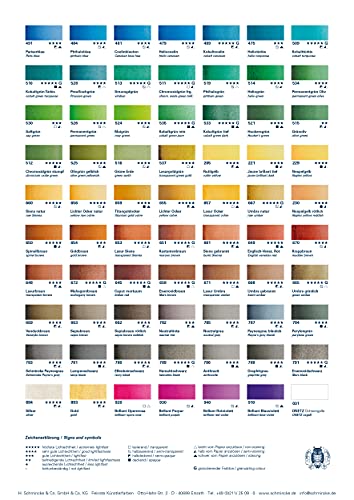 Schmincke Horadam Aquarell Premium 47 x 1/1 pans, 74348097 - style: 48 x 1/1 pans, Premium Set