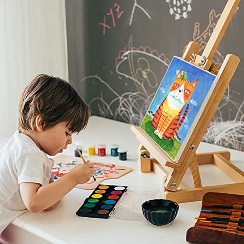 4 Packs Stretched Canvases for Painting with 3x5in,5x7in,8x10in,10x12in, Primed Canvas,Blank Painting Canvas for Oil & Acrylic Paint. - size: 4 Packs - 4 Sizes (3x5 5x7 8x10 10x12)
