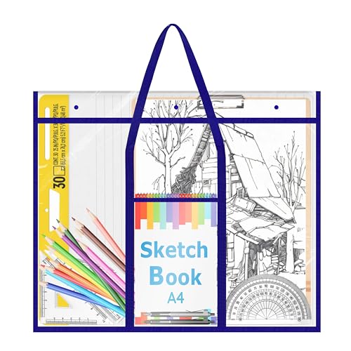 Large Poster Storage Bag, Extra-Large Portfolio Folder Art Portfolio Bag 30 x 25 Inches, Bulletin Board Poster Storage for Bulletin Boards, Scrapbooks, Keepsake, Anchor Chart (31" X 25", 1 Pack )