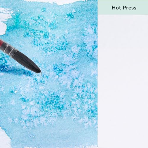 Lightwish Watercolor Sketchbook, 100% Cotton Cold Press Refillable Paper - color: Flat Buckle Green