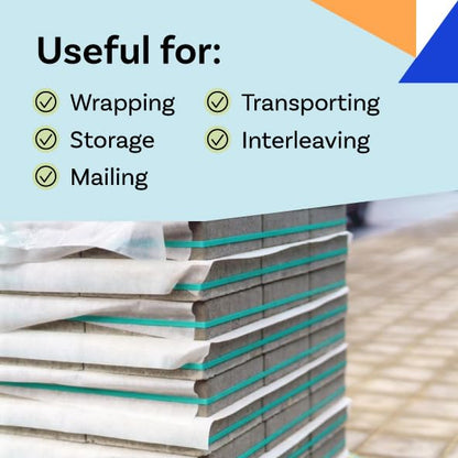 Glassine Paper Roll, 36 inch x 300 ft (100 yds), Made in USA, Archival Acid Free Paper for Storage, Artwork, Protection, Baking, Food Packaging and Wrapping, 25 lb Glassine Roll, White