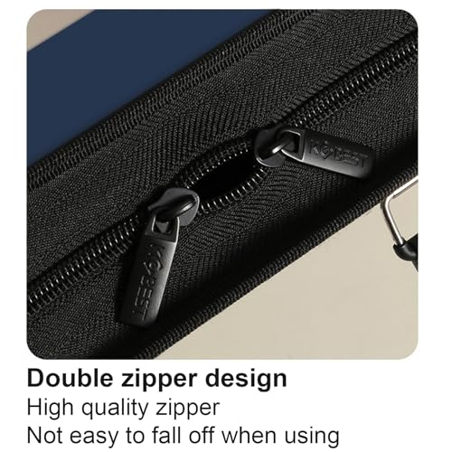 Acocony 11x17 Art Portfolio PP Material Blue Pack of 1 | 11x17 Art Portfolio Case with Zipper Closure Oxford Cloth Edge Waterproof - color: Blue