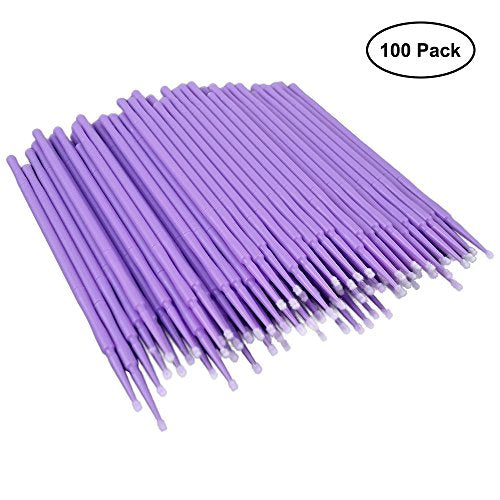 Touch Up Paint Brushes, 100 Pack, 1.5mm Brushes for Car Paint Touchup