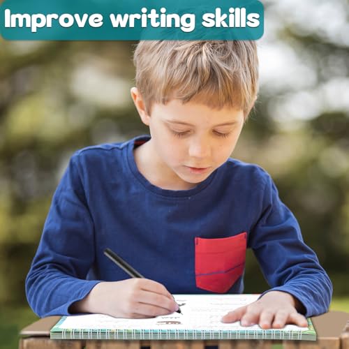 chiazllta Grooved Cursive Handwriting Workbook with Disappearing Ink Pens Magic Reusable Grooved Cursive Writing Practice for Beginners Kids Kickoff Student Workbook Homeschooling Supplies (Words) - style: Words