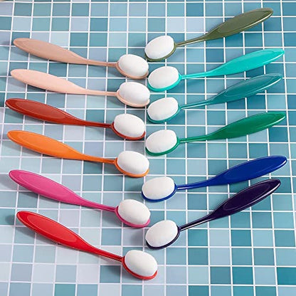 Yoseng 24 Colors Ink Blending Brushes, Background Blenders,Ink Blending Tools for Card Making with Caps and Stand - color: 24 Color Brushes With Cover With Holder