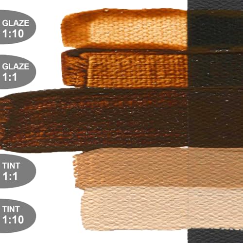 OPEN Slow-Drying Acrylics by GOLDEN, Transparent Brown Iron Oxide, 2 fl oz. tube, Professional Acrylic Paint, Transparent - color: Transparent Brown Iron Oxide, size: 2 Fl Oz (Pack of 1)