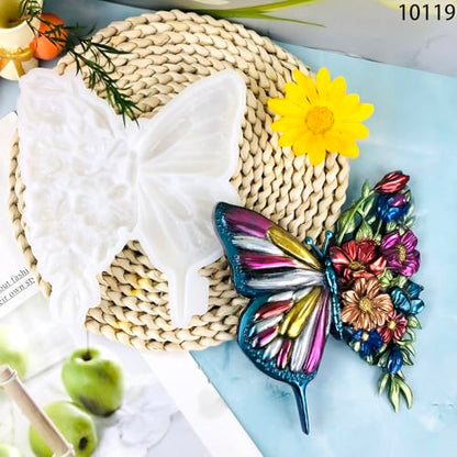 3D Resin Casting Molds Set, Decorative Bee and Butterfly Wall Art Silicone Molds, DIY Craft Making Tools, Epoxy Resin Silicone Mould