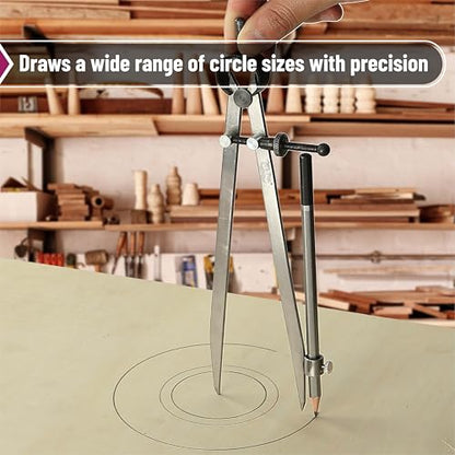 Mr. Pen- Professional Compass with Lock, Pencil Compass - style: Compass
