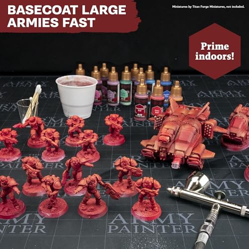 The Army Painter, Air Triads White, 6 x 18 ml | Pre-thinned Acrylic spray gun paints - Paint sprayer paint for D&D & Warhammer Miniatures - color: White