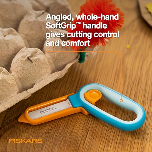 Fiskars 5" Kids Cardboard Creator, Safer Cardboard Cutting Tool - style: Cardboard Creator