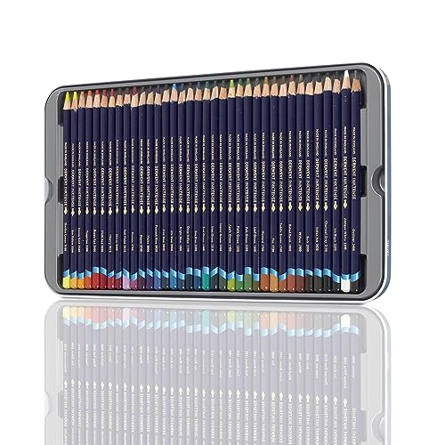 Inktense 36 Piece Water Soluble Colored Pencil Set - size: 36 Count (Pack of 1)