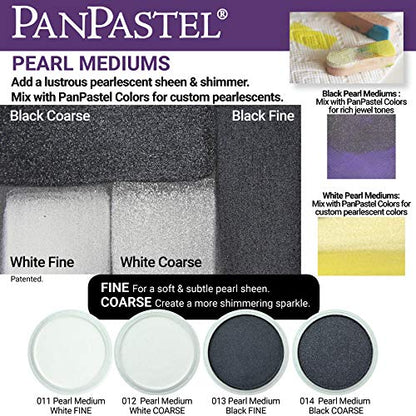 PanPastel Ultra Soft Artist Pastel Set 9ml 5/Pkg, Pearl Mediums - color: Multicolor, style: fine