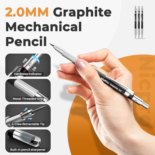 Nicpro 37PCS Art Drawing Supplies Kit - size: 37