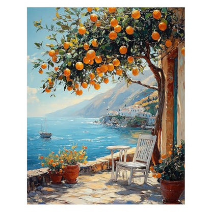 AUKELHJ Paint by Numbers Kit for Adults Beginner, Landscape, 16X20 Inch - color: 02-Landscape
