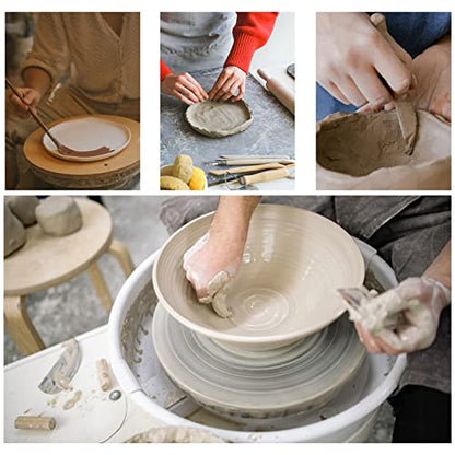Air Dry Clay 10 LBs, Pottery Modeling Clay for All Purpose Hand Modeling and Throwing, Non-Toxic (Terra Cotta) - color: Terra Cotta