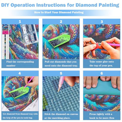 DIY Snow Landscape Diamond Art Kits for Adults, 5D Diamond Painting Kits - color: QY153