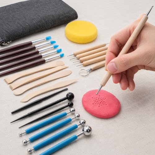 DOITOOL 25 Pcs Clay Tool Sculpting Tools Kit