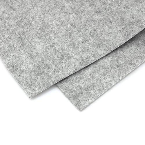 Chinese Calligraphy Drawing Felt Mat, Sumi Xuan Paper Painting Felt Desk Pad for Practice Calligraphy Traditional Chinese Painting (80 x 120 cm), Grey