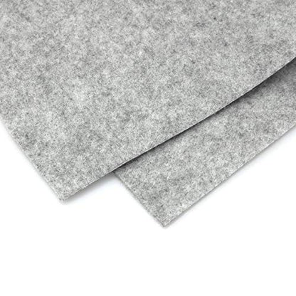Chinese Calligraphy Drawing Felt Mat, Sumi Xuan Paper Painting Felt Desk Pad for Practice Calligraphy Traditional Chinese Painting (80 x 120 cm), Grey