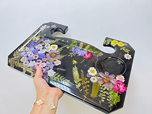 Steering Wheel Tray Resin Molds, DIY Resin Epoxy Casting Craft Car Table Mount Steering Wheel Tray Desk for Laptop & Food