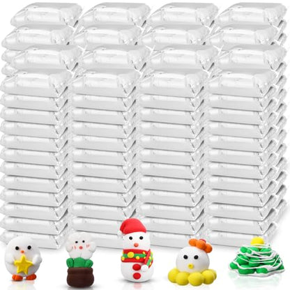 VioraWhite 216 Pcs 7.14 Lbs Air Dry Clay Bulk Ultra Light Modeling Clay for Kids DIY Magic Foam Gifts Safe and Non Toxic for Sculpting Boys Girls Kids School Birthday Gifts(White) - color: White