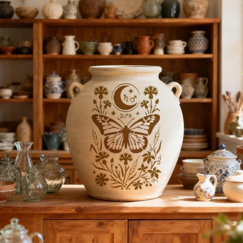 FINGERINSPIRE 4PCS Dreamy Animals Painting Stencils with Paint Brush 8.3x11.7inch Reusable Butterfly Bee Template Plastic Dragonfly Plant Stencil Animal Theme Template for Painting on Furniture - color: Dreamy Animals