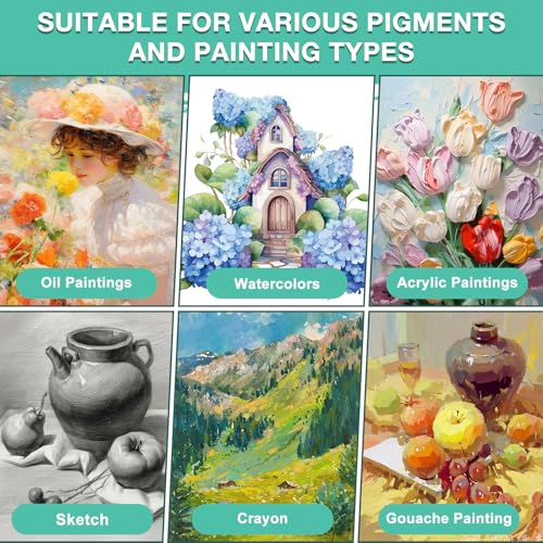 ESRICH Stretched Canvas for Painting, 10 Pack 8x8 Canvas for Painting Primed Acid-Free, Wood Framed Blank Canvas, Art Canvases for Beginners, Artists for Oil,Acrylic Paint, Pouring Painting. - size: 10 Packs - 1 Size (8x8)