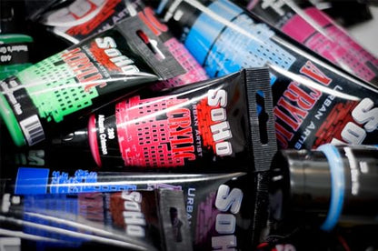 Soho Urban Artist Heavy Body Acrylic Paint - 500 ml Jar - Azo Red Deep - Thick, Rich Color, Excellent Coverage, Professional Quality - Artists Acrylic Paint - color: Azo Red Deep, size: 16.91 Fl Oz (Pack of 1)