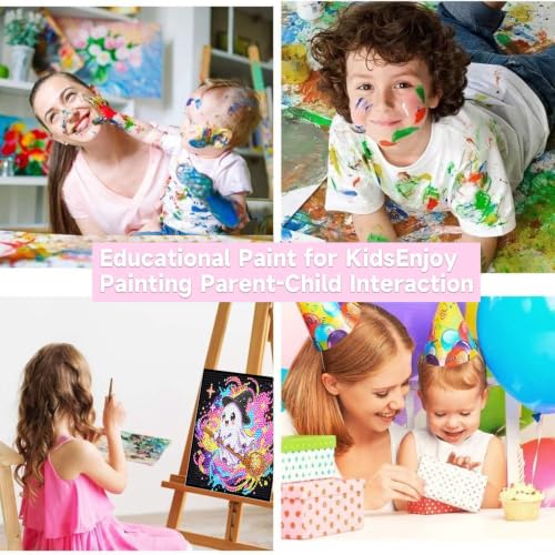 Arttoplus Halloween Diamond Art Painting Kits for Kids with Frame 7x7inch - color: CC1247-US