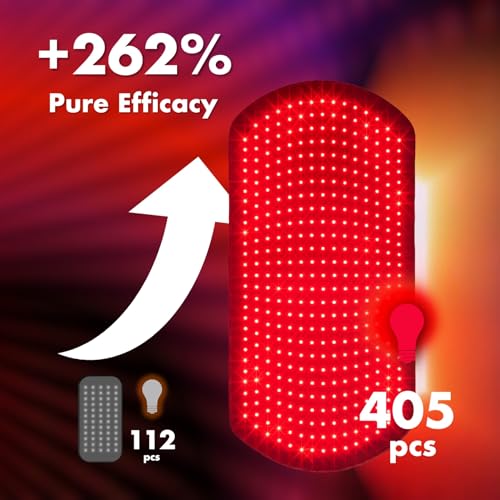 ALLOLO Red Light Therapy for Body, 3 in 1 LEDs Red Light Therapy Belt with Timer Remote Control, 660nm 850nm Infrared Light Therapy Pad for Body Waist Shoulder Knee, 32.7" x 15.7" Large Area - size: 32.7"*15.7"